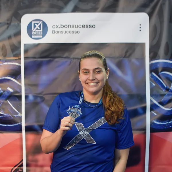 Juliana treinando na CX Bonsucesso
