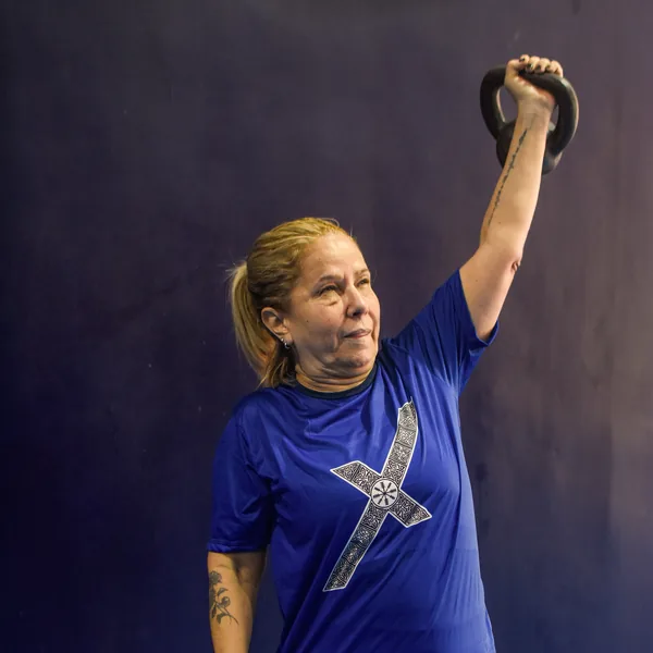 Katia treinando na CX Bonsucesso
