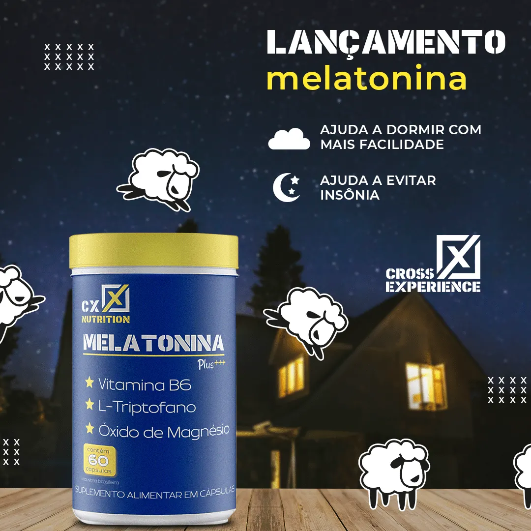 Melatonina Plus CX Nutrition 60 cápsulas