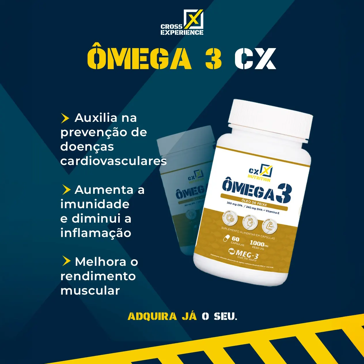 Ômega 3 CX Nutrition 60 cápsulas